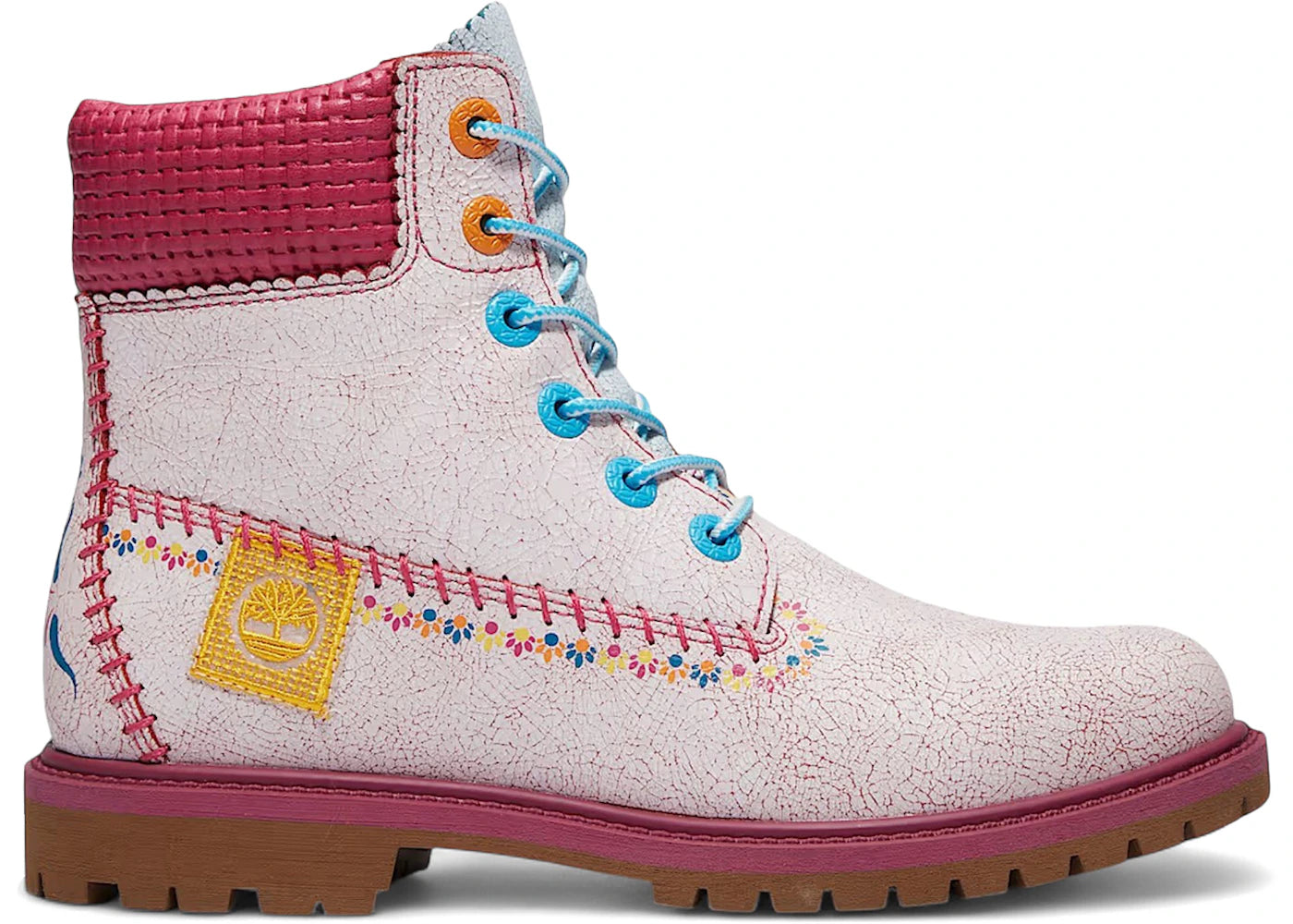 Timberland 6" Premium Boot Dia de Muertos White (Women's)