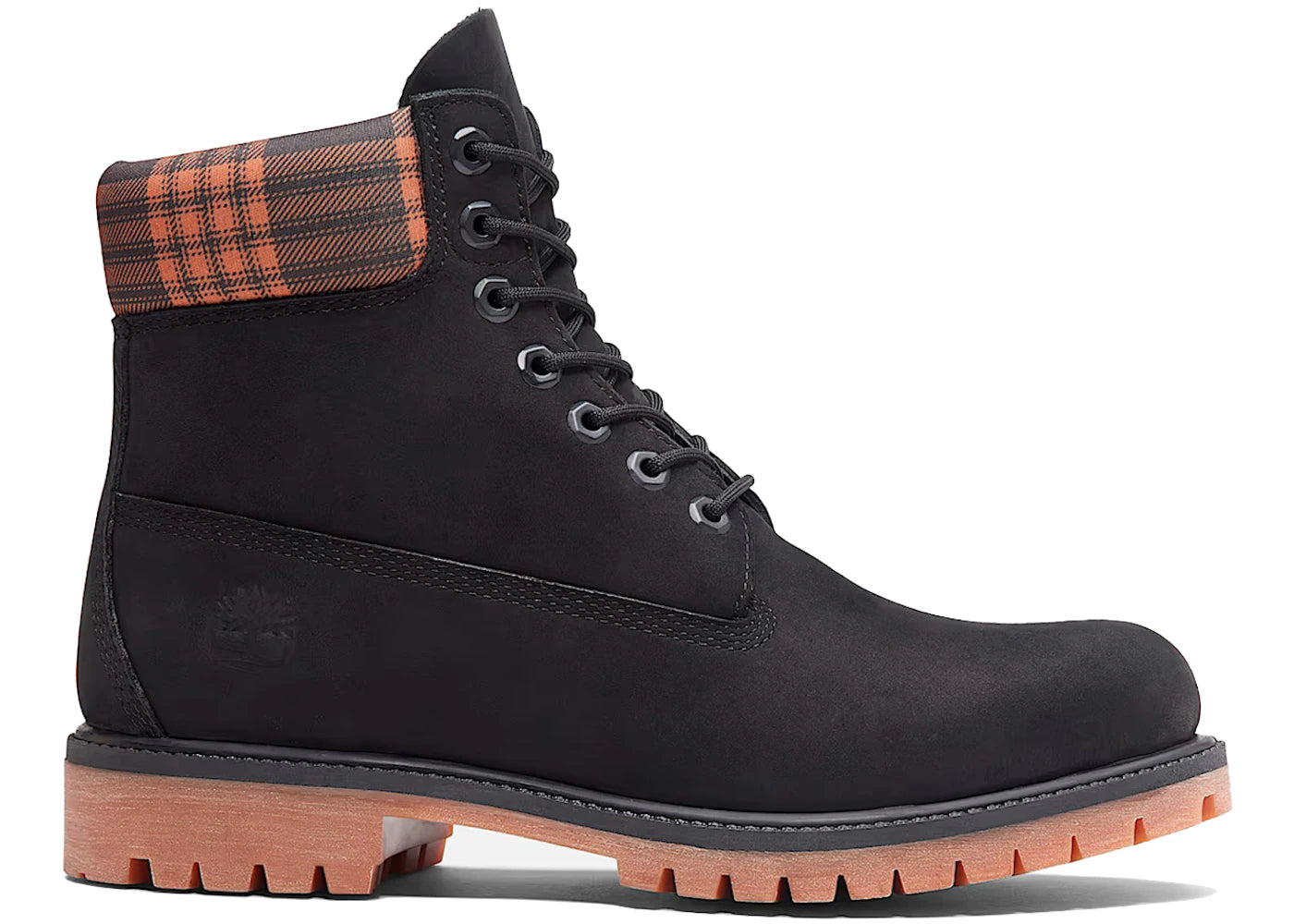 Timberland 6" Heritage Waterproof Boot Black Plaid