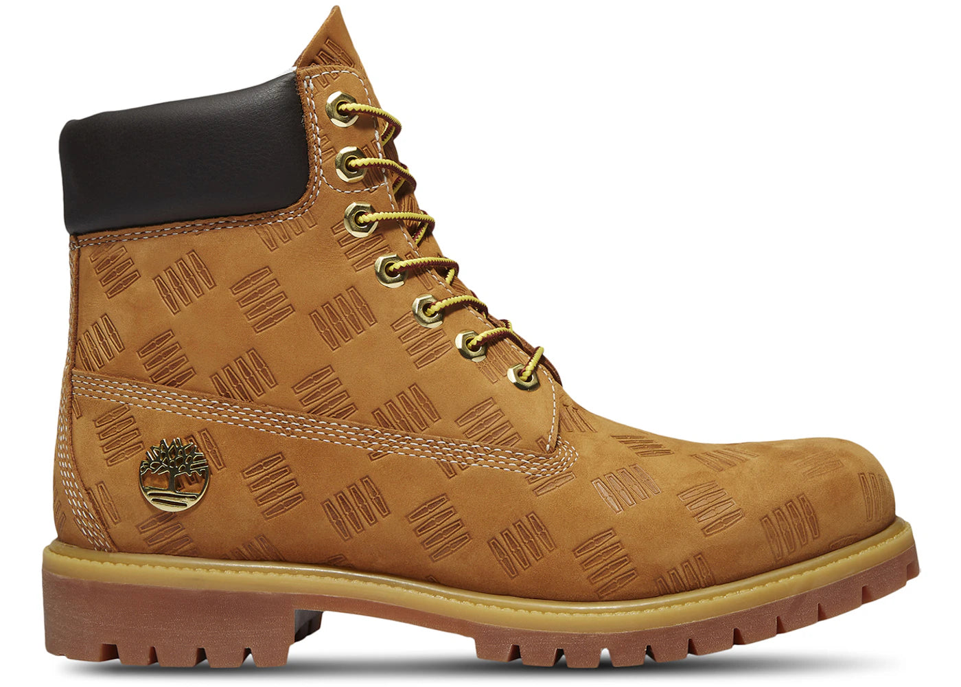 Timberland 6" Premium Waterproof Boot Wheat Debossed Print