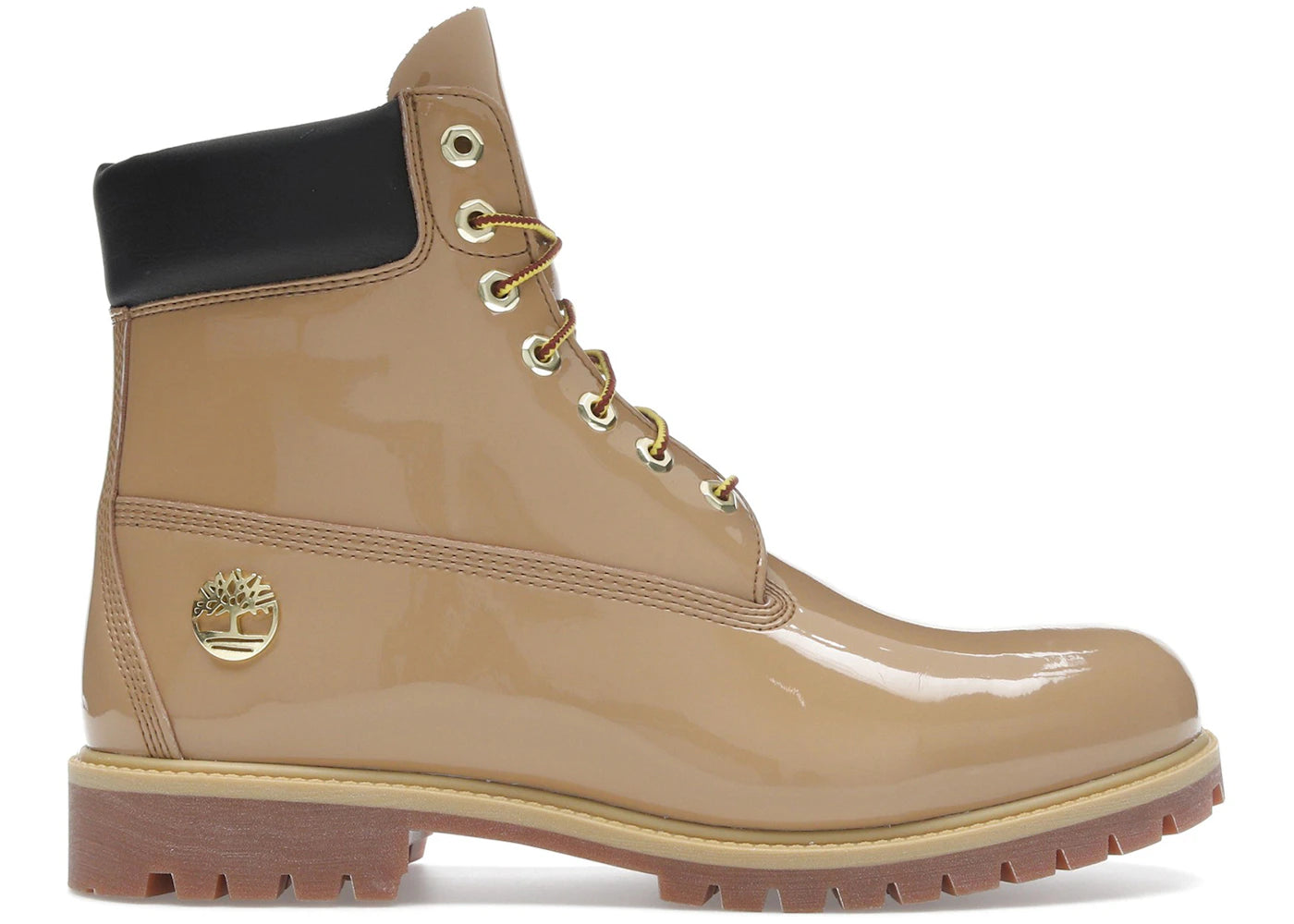 Timberland 6" Premium Waterproof Patent Boots Finch Wheat