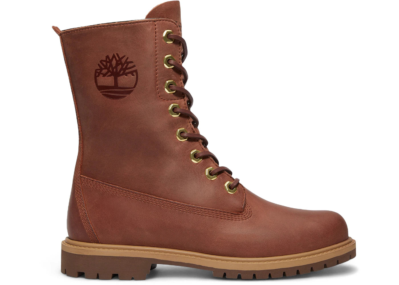 Timberland 8" Premium Waterproof Boot Brown Full-Grain (Women's)