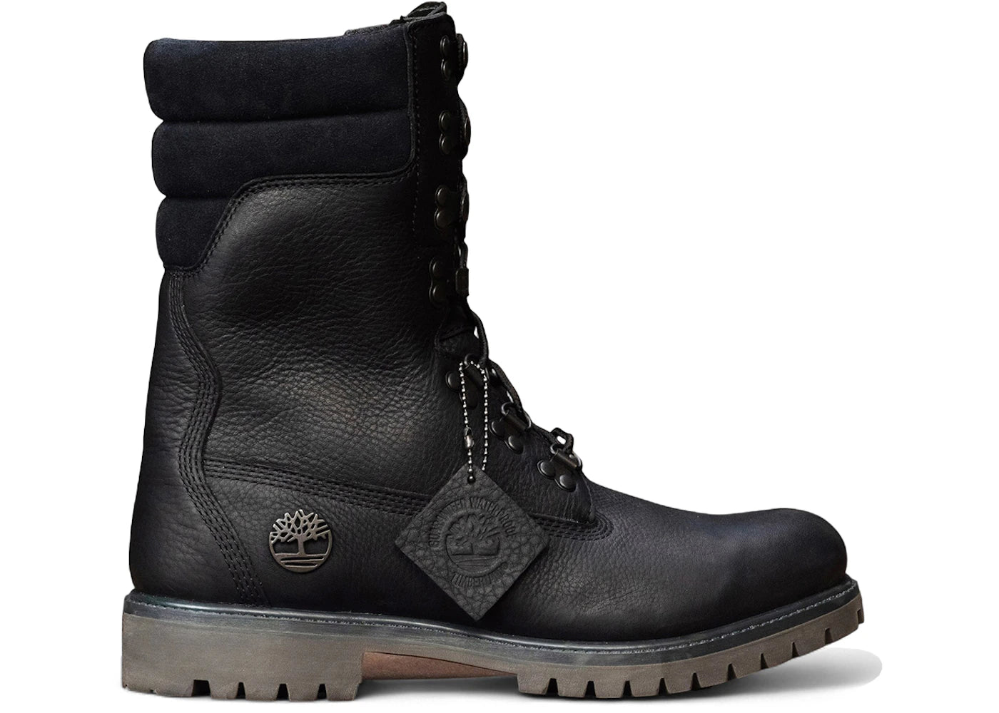Timberland Premium Waterproof Super Boot Emerald Woods Black Full-Grain