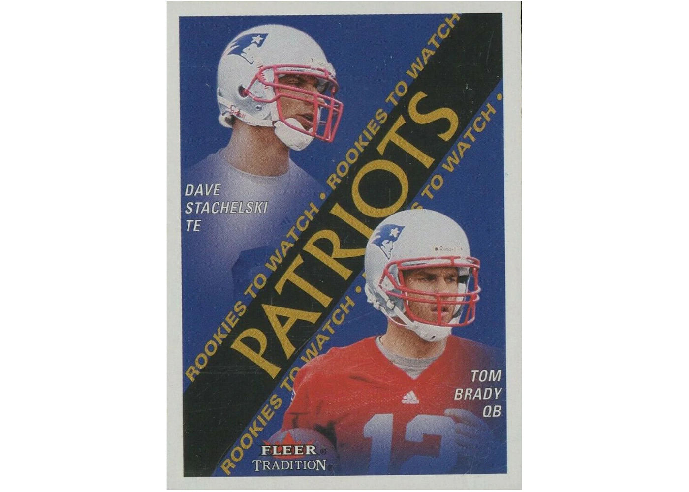 Tom Brady 2000 Fleer Tradition Rookie #352 (Ungraded)