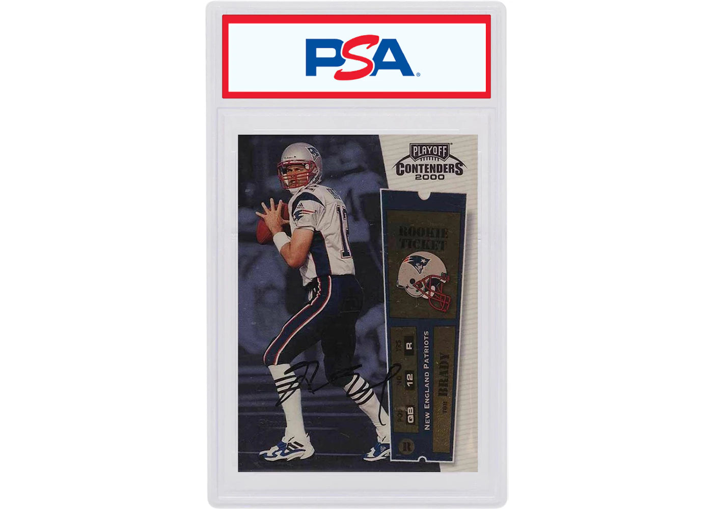 Tom Brady 2000 Playoff Contenders Rookie Autograph #144 (PSA or BGS Graded)