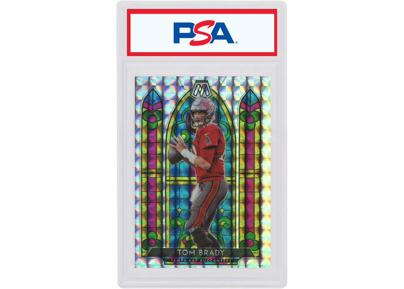 Tom Brady 2020 Panini Mosaic Stained Glass #2 (PSA or BGS Graded)