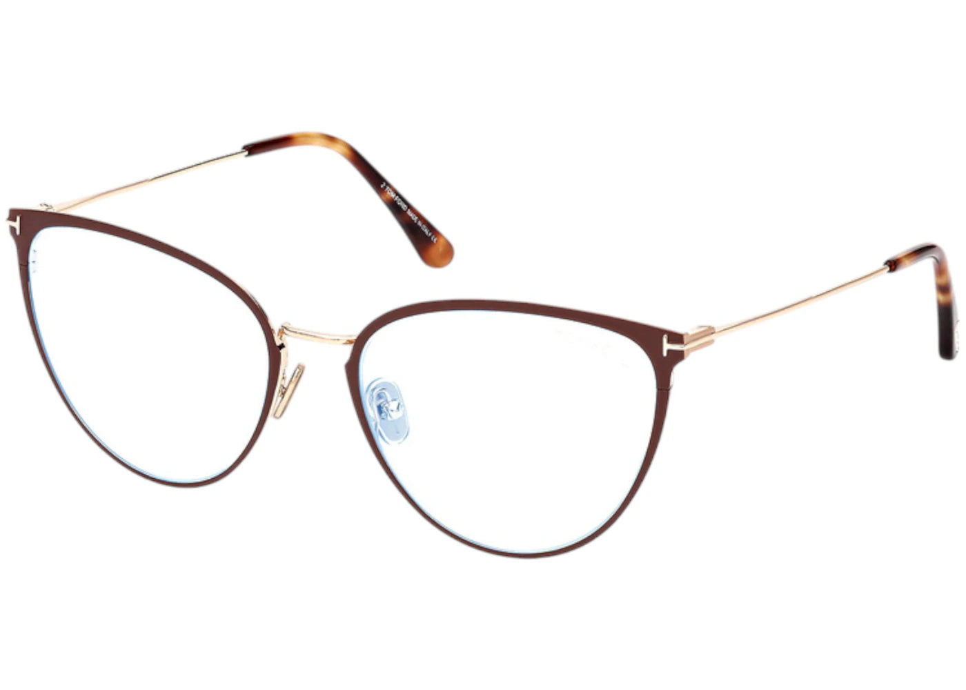 Tom Ford Cat Eye Eyeglasses Matte Brown (FT5840-B 046)