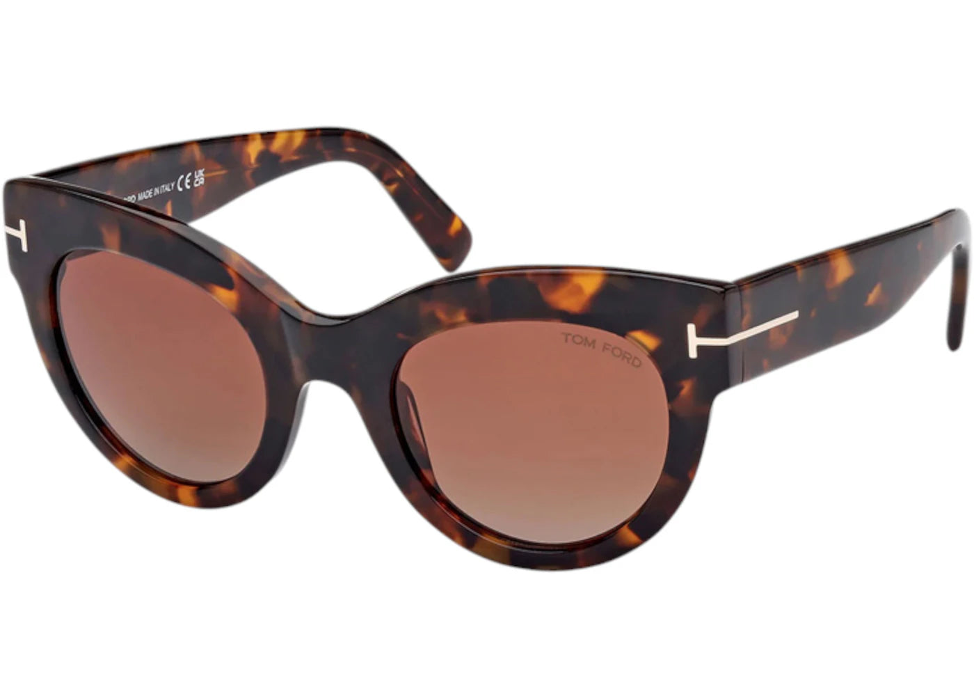 Tom Ford Cat Eye Sunglasses Havana (FT1063 52T)