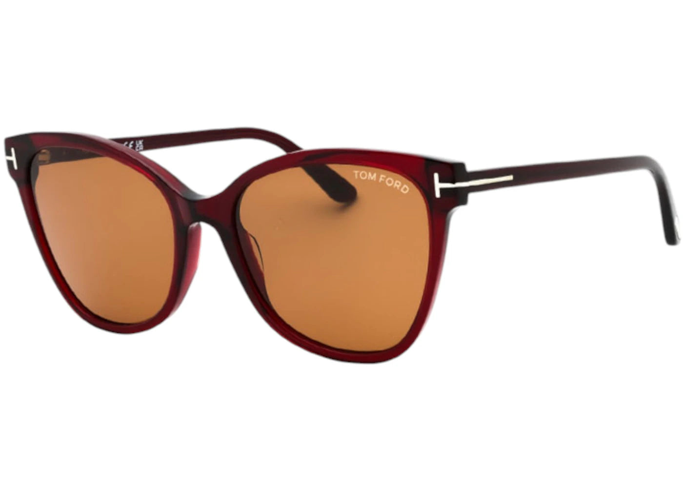 Tom Ford Cat Eye Sunglasses Shiny Red (FT0844ANI 68E)