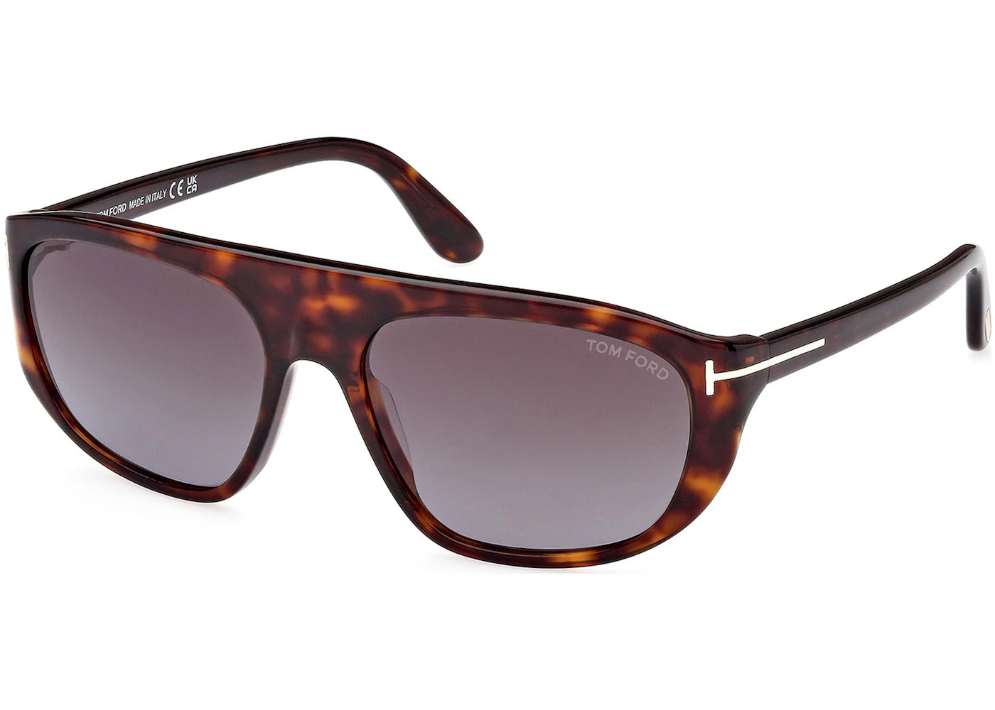 Tom Ford Edward Square Sunglasses Havana/Smoke (FT1002-52B-58)