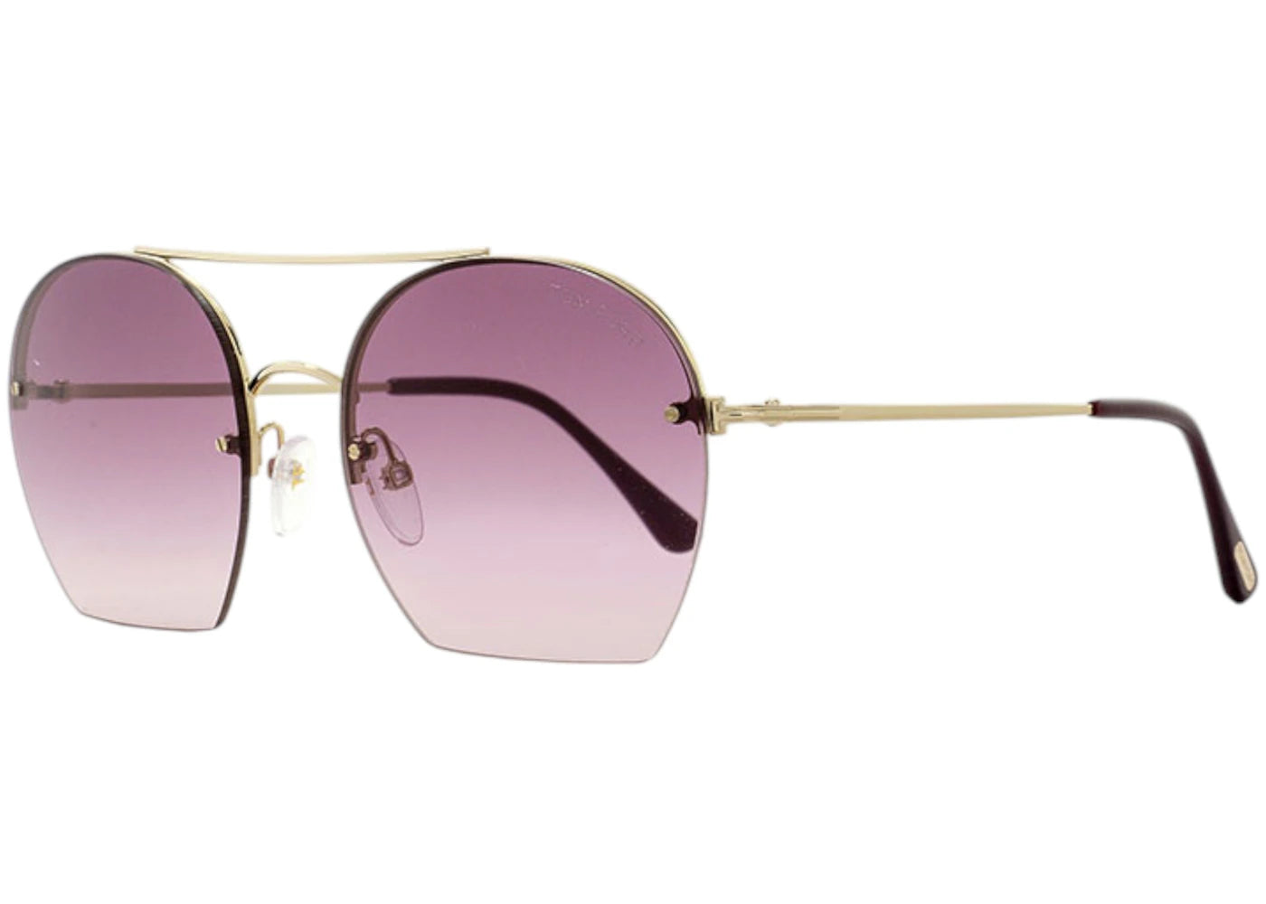 Tom Ford Geometric Sunglasses Gold (FT0506 28Z)