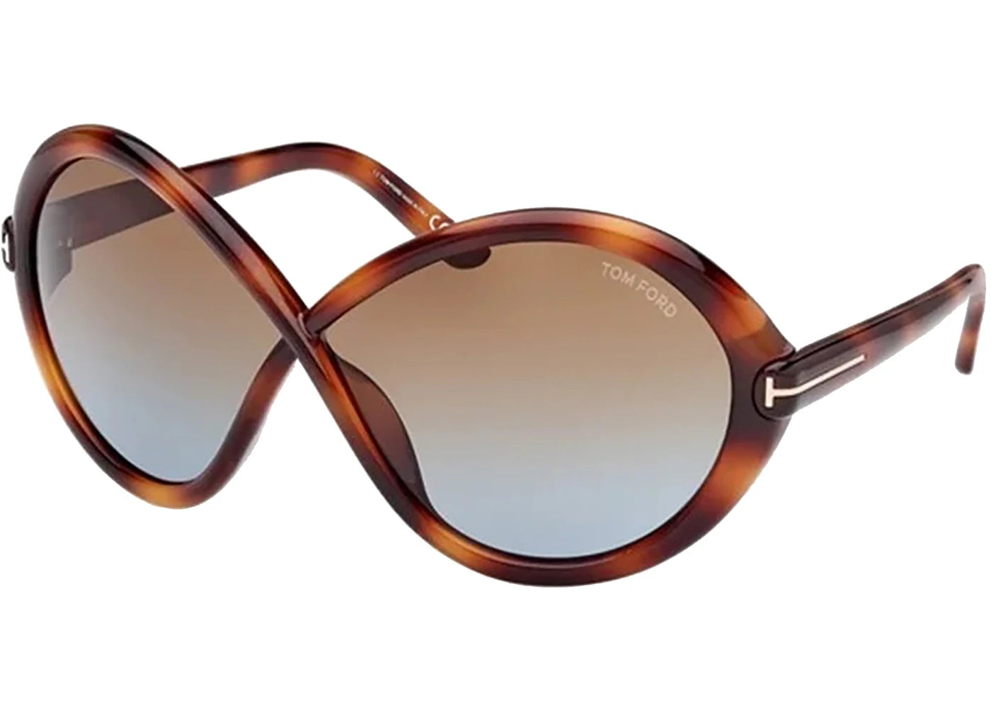 Tom Ford Jada Butterfly Sunglasses Brown/Brown (FT1070S-53F)