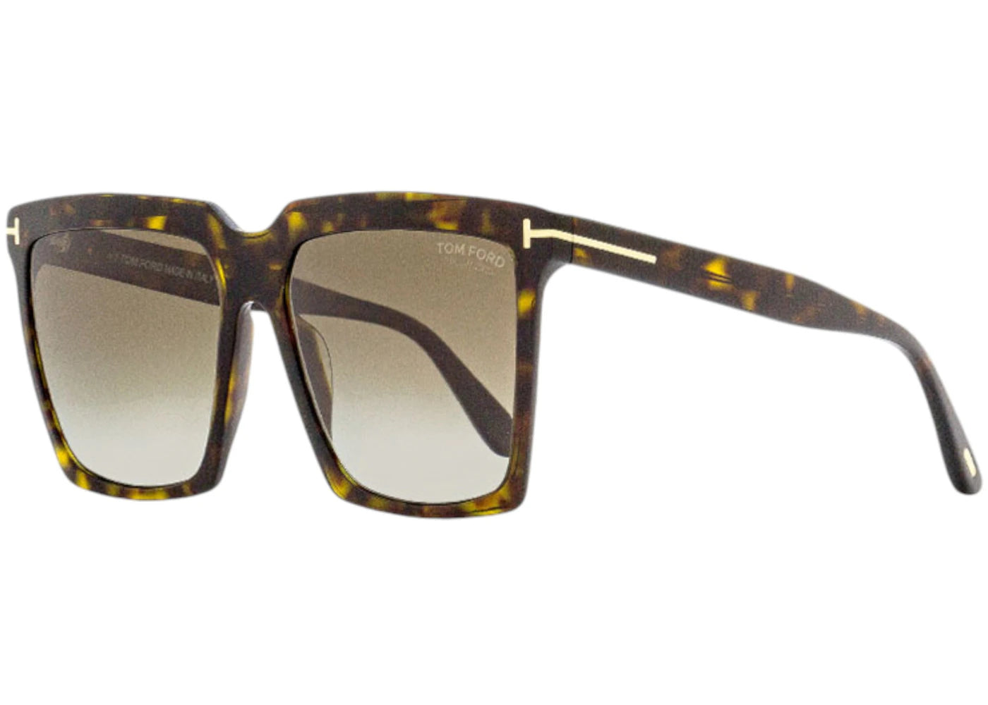 Tom Ford Square Sunglasses Havana (FT0764 52H)