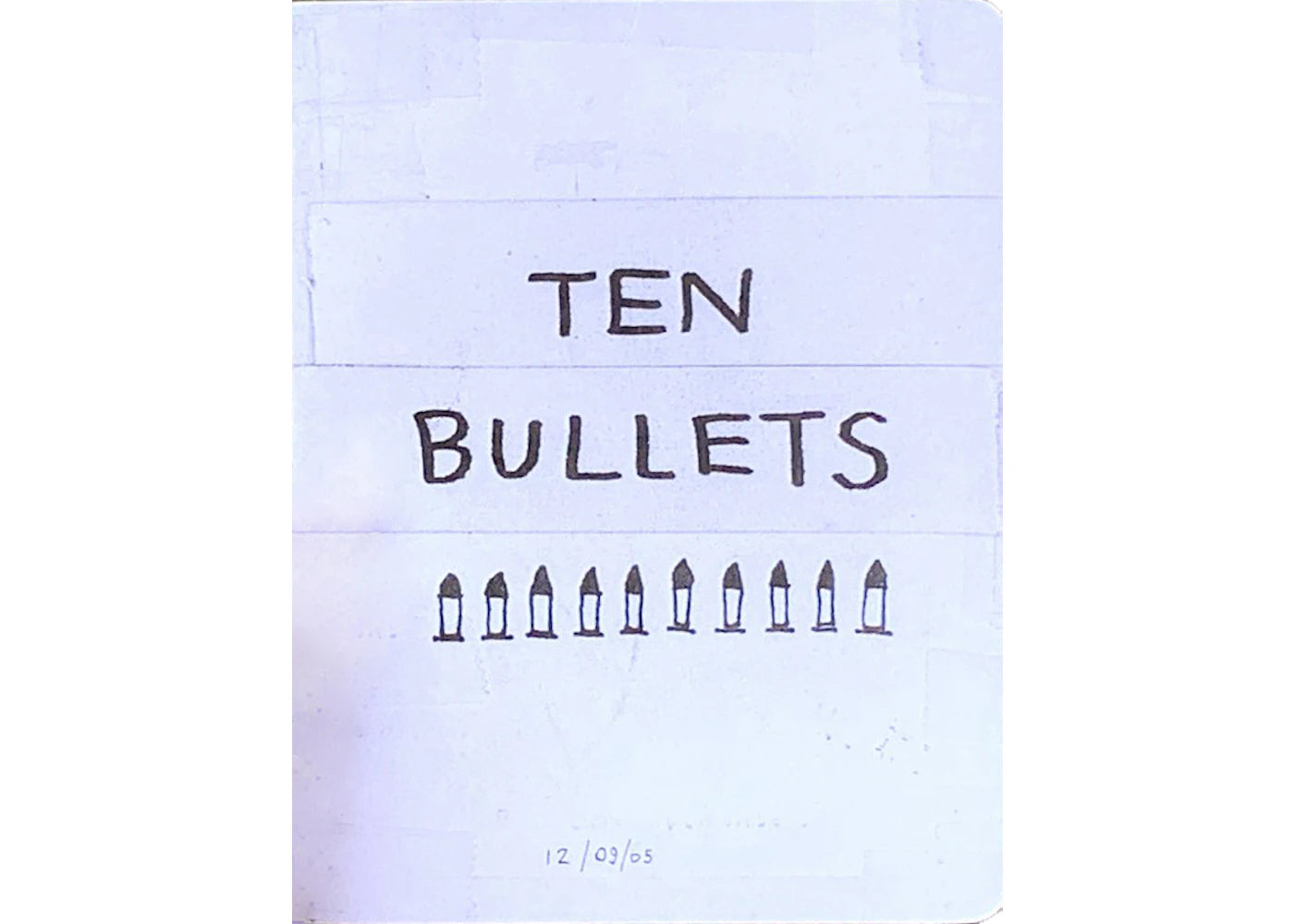 Tom Sachs 10 Bullets Zine