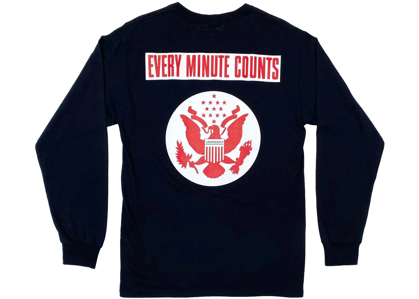 Tom Sachs Every Minute Counts Long Sleeve Tee Black