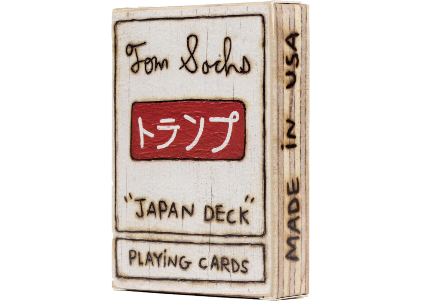 Tom Sachs Japan Playing Cards White Plywood