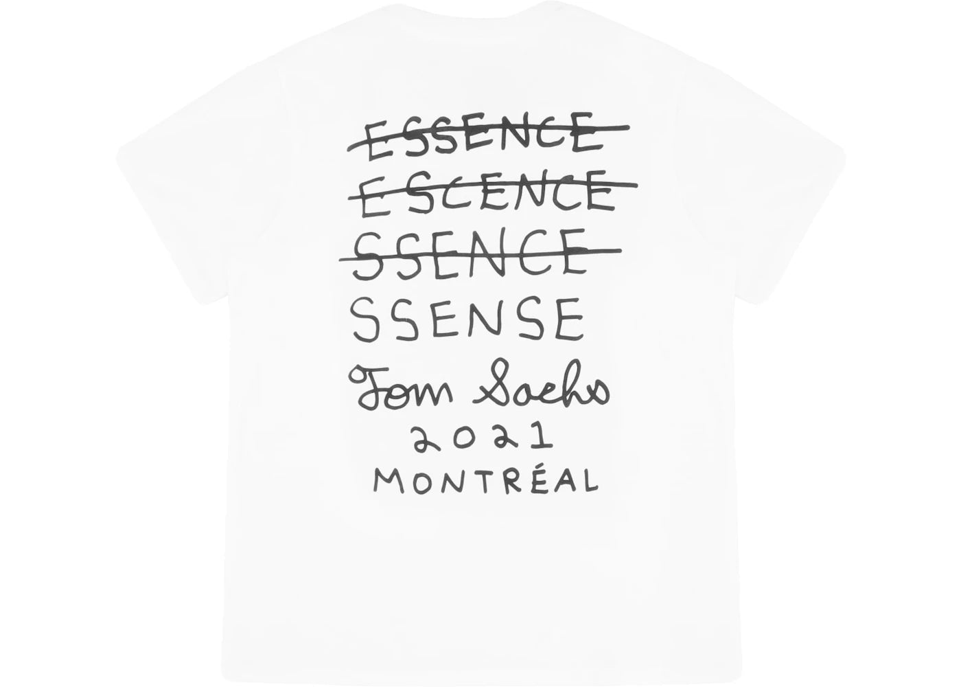 Tom Sachs SSENSE Exclusive T-shirt White