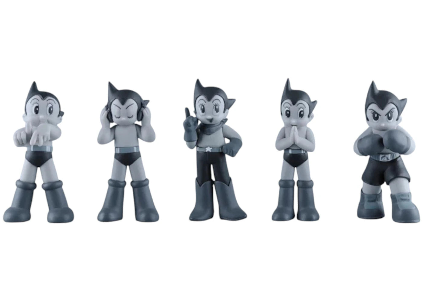 ToyQube Astro Boy Mini Series Collection Figure Set of 5 Mono