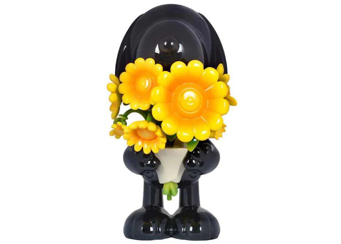 ToyQube Snoopy Gloss Black | Sunflower Sculpture