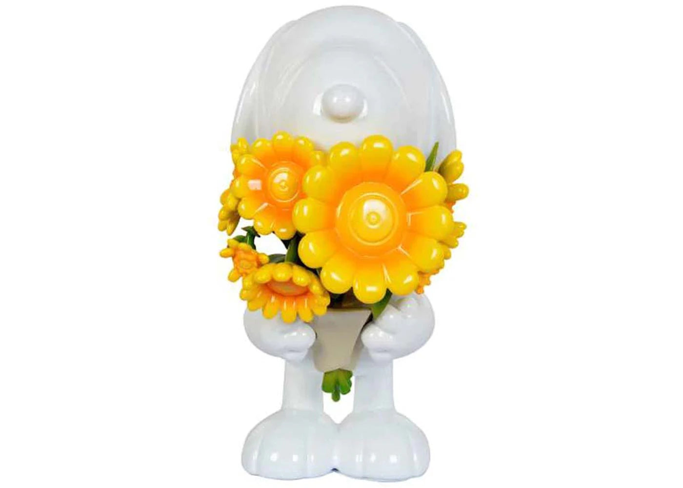 ToyQube Snoopy Gloss White | Sunflower Sculpture