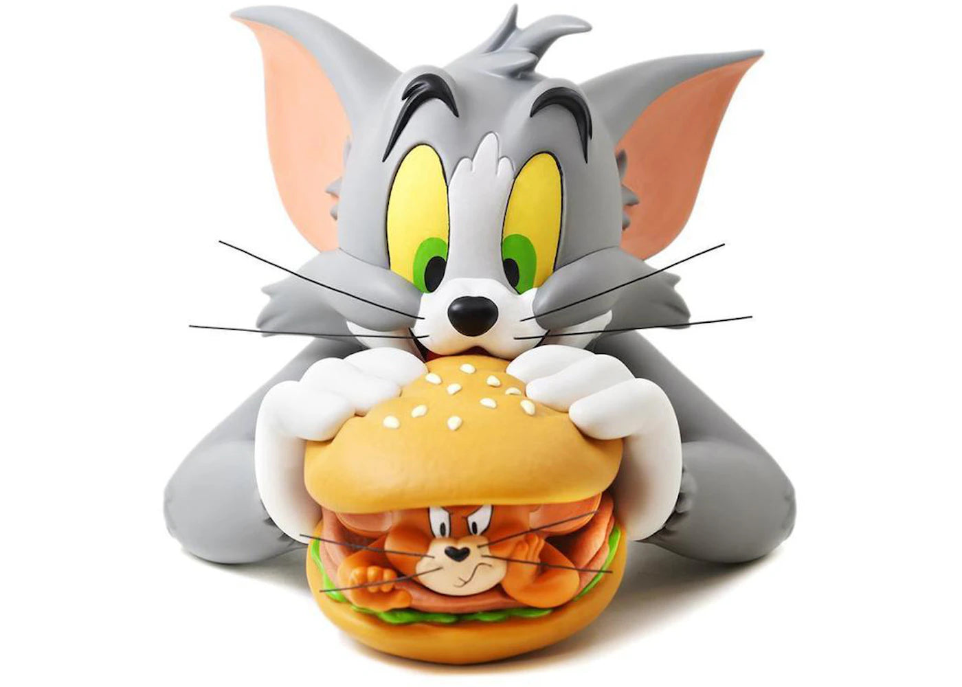 ToyQube Tom and Jerry Bust Burger Ver. Figure