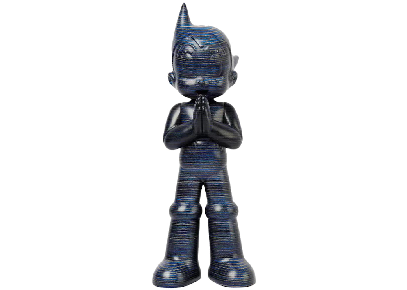 ToyQube Wooden Astro Boy (Blue Wood) Horizontal "NTWRK" Figure