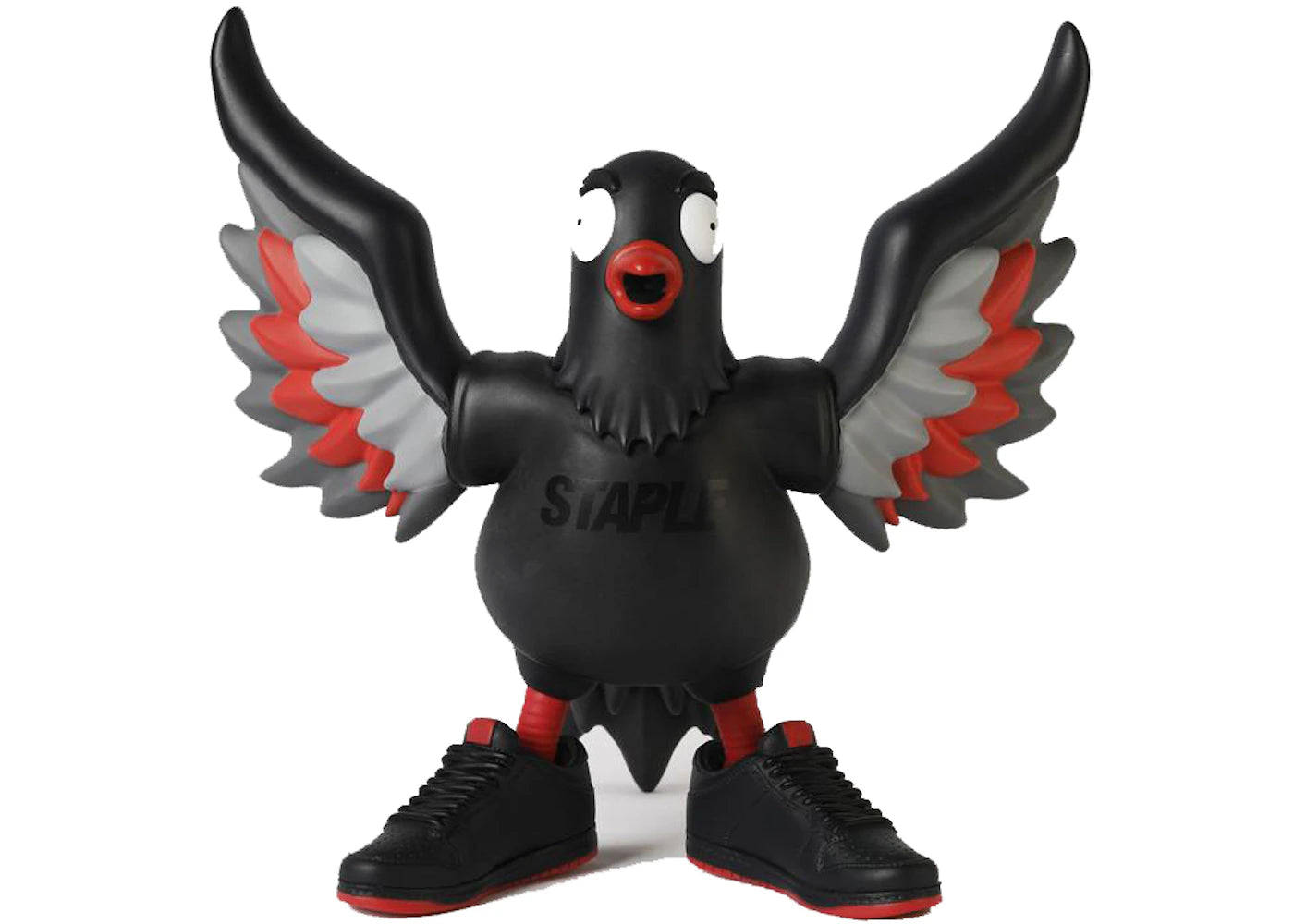 ToyQube x STAPLE "WINGED VICTORY PIGEON - BLACK EDITION" Action Figure