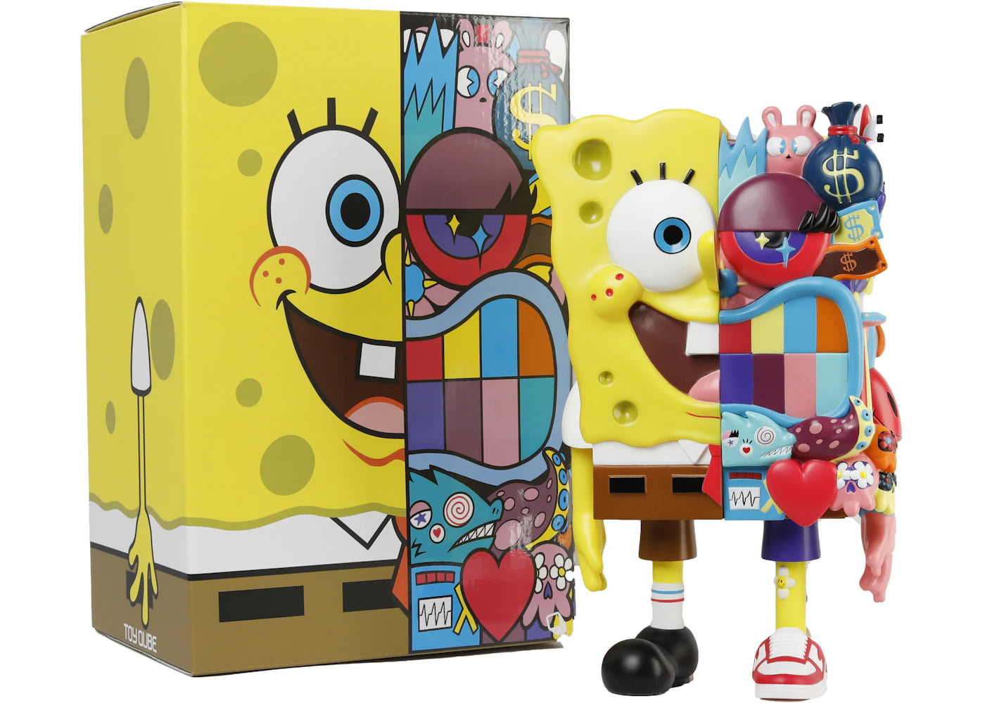 ToyQube x Spongebob x VEXX - "DOODLEBOB" Action Figure (Edition of 500) Multi-color