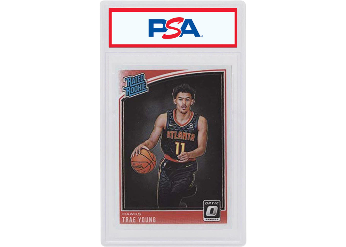 Trae Young 2018 Panini Donruss Optic Rookie #198 (PSA or BGS Graded)