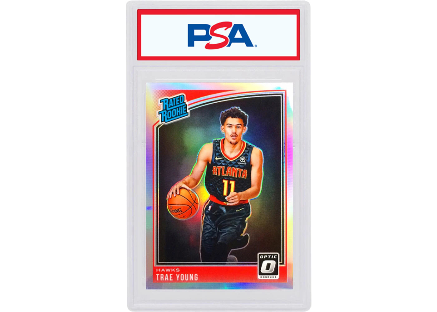 Trae Young 2018 Panini Donruss Optic Rookie Holo #198 (PSA or BGS Graded)