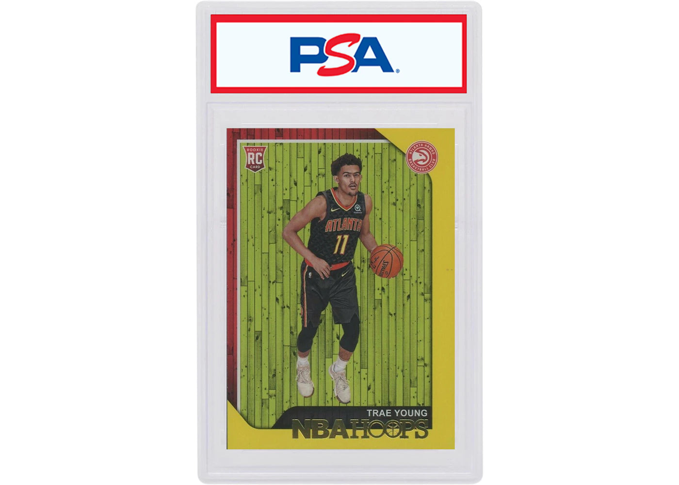 Trae Young 2018 Panini Hoops Rookie Yellow #250 (PSA or BGS Graded)