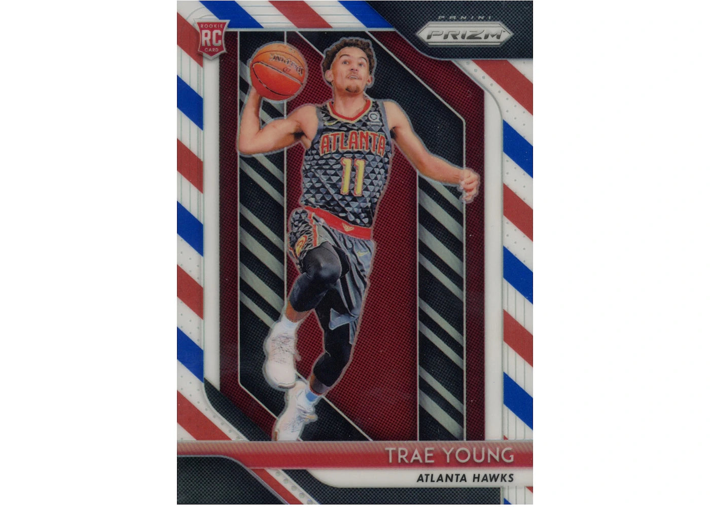 Trae Young 2018 Panini Prizm Rookie Red/White/Blue #78 (Ungraded)
