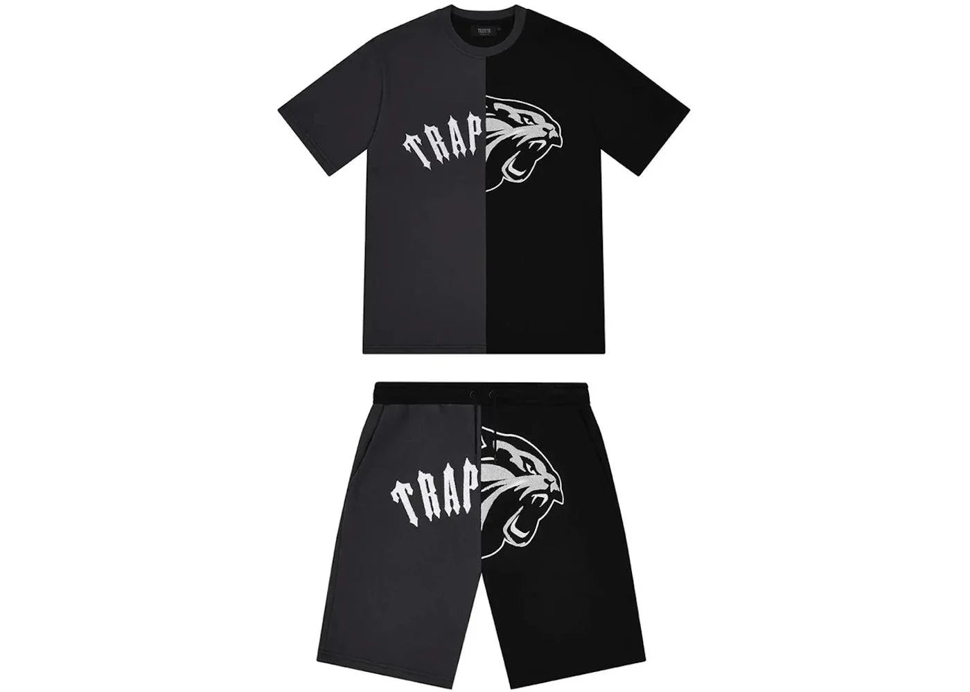 Trapstar Arch Shooters Short Set Black - Side Kicks