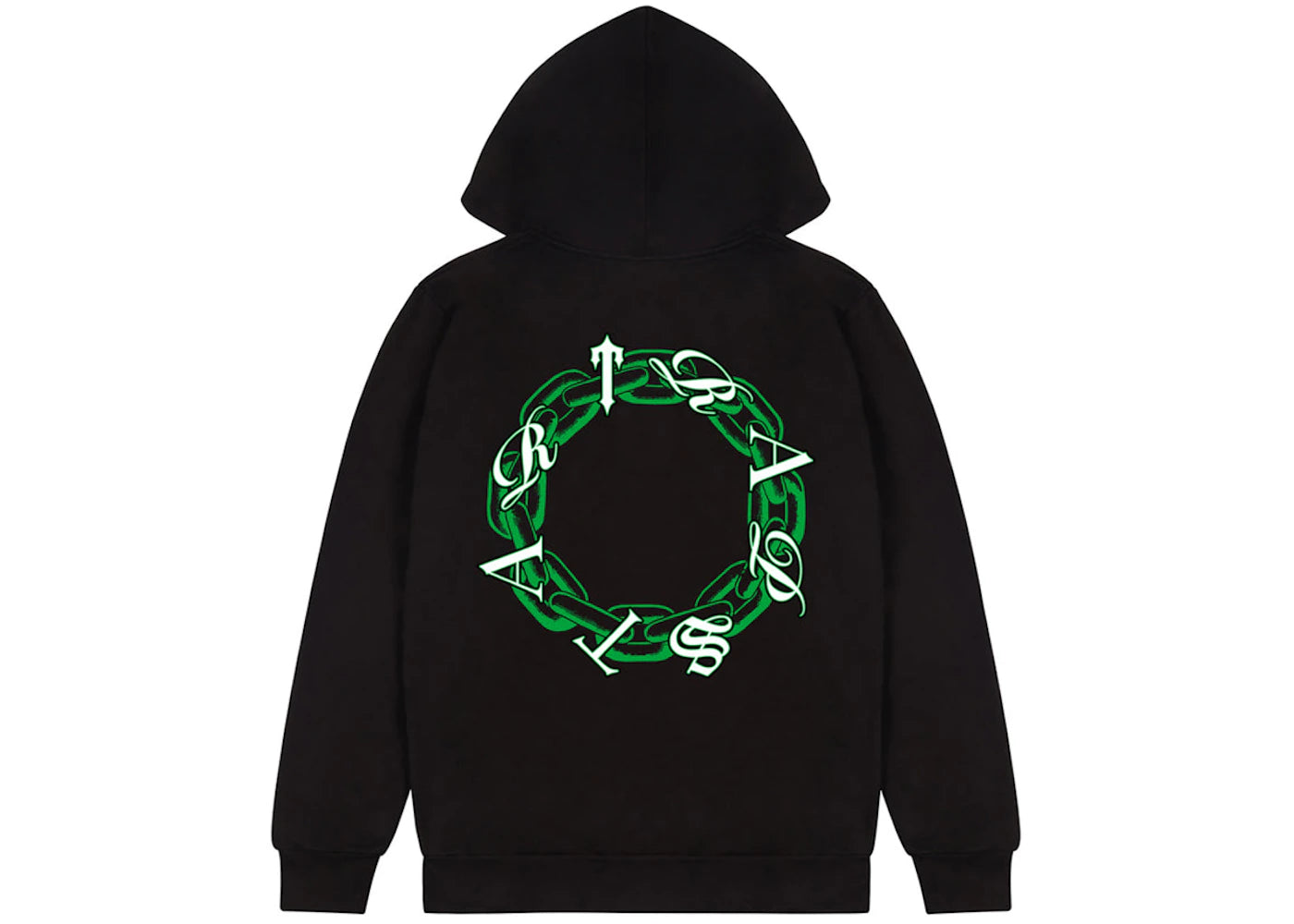 Trapstar Chain Script Hoodie Black/Green