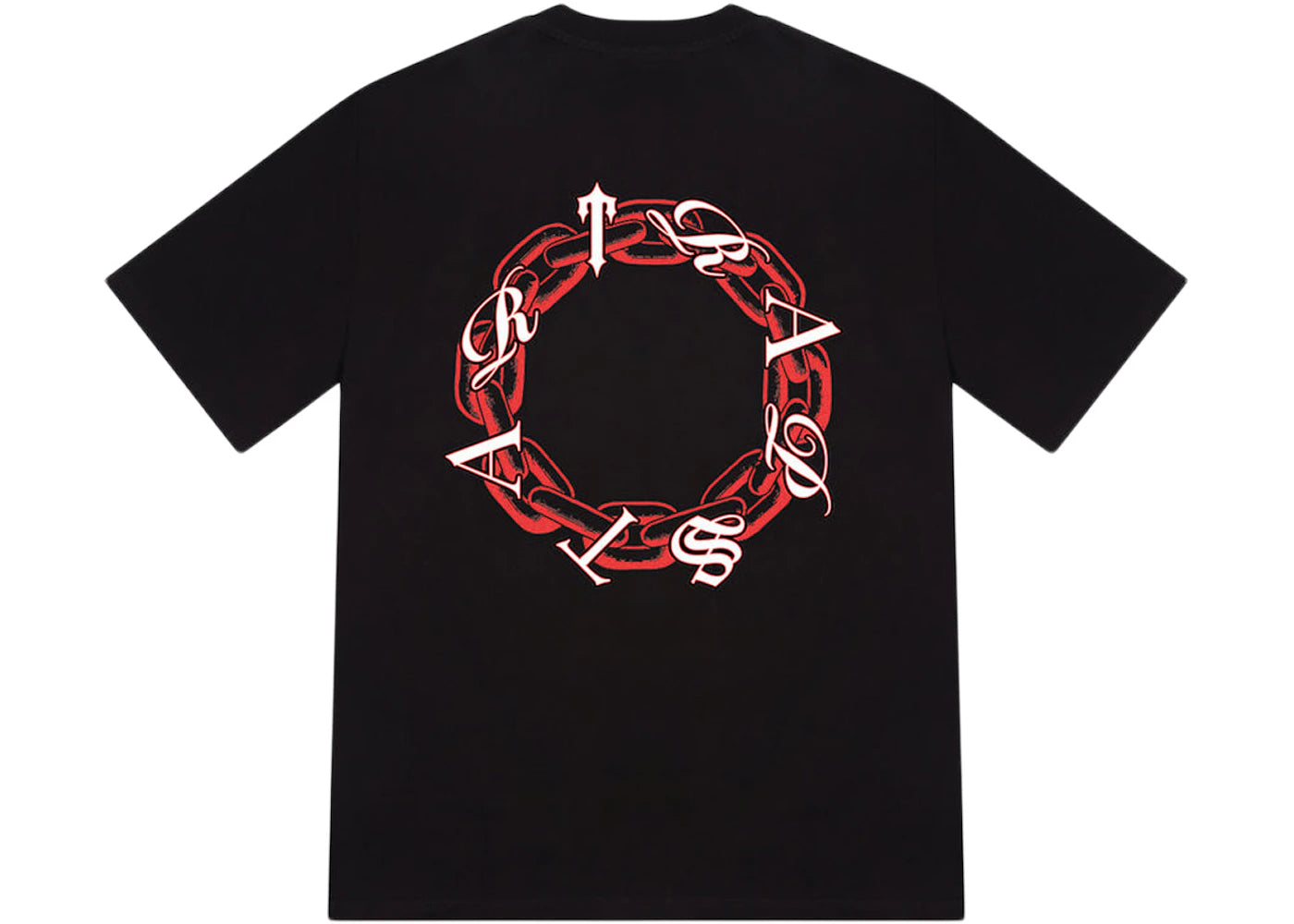 Trapstar Chain Script Tee Black/Red/White