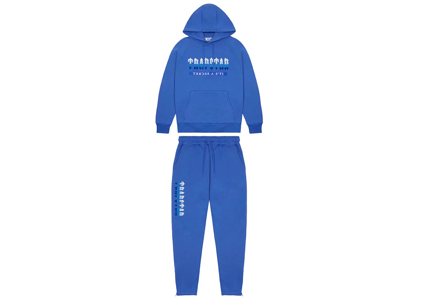 Trapstar Chenille Decoded 2.0 Hooded Tracksuit Dazzling Blue