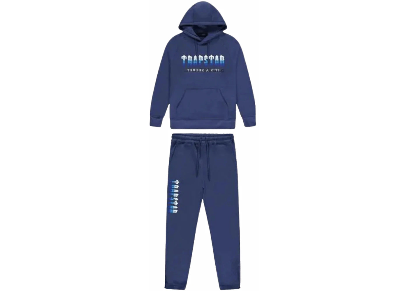 Trapstar Chenille Decoded 2.0 Hooded Tracksuit Medieval Blue