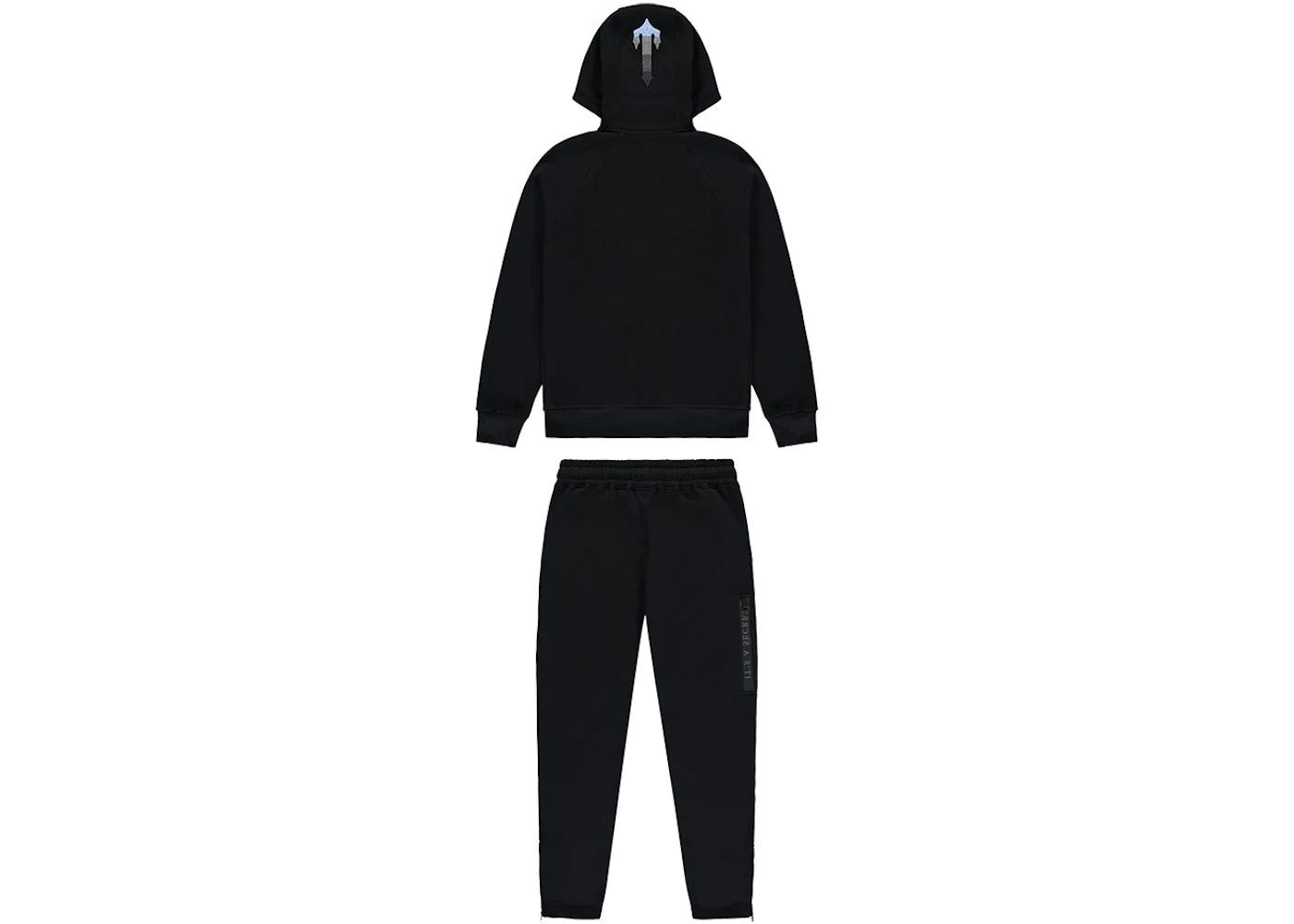 Trapstar Chenille Decoded 2.0 Hoodie Tracksuit Black/Ice Blue