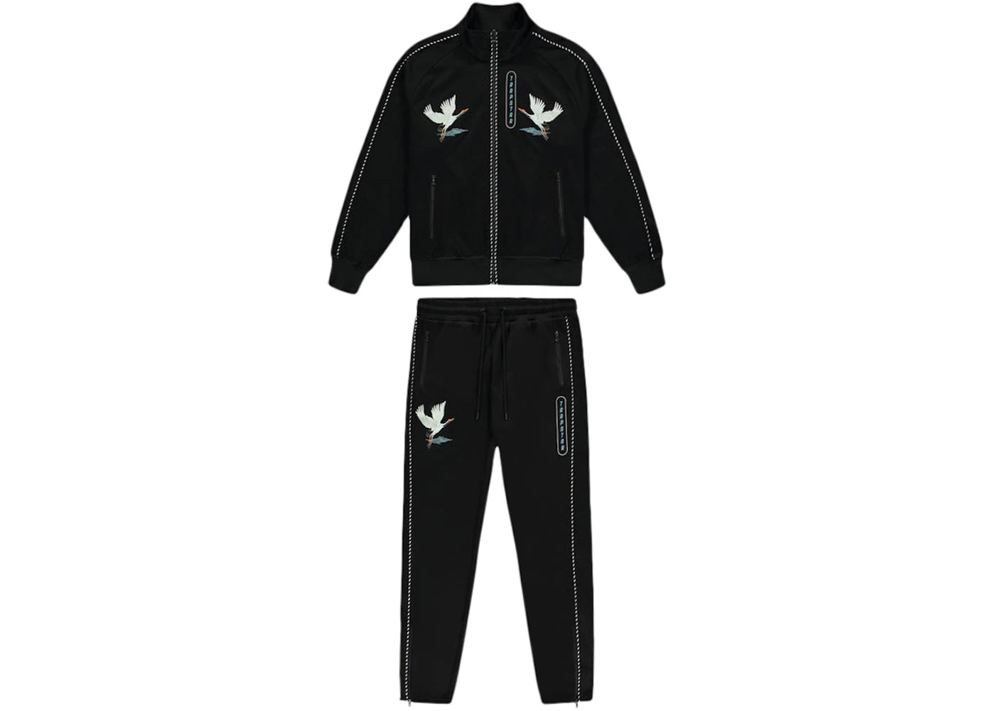 Trapstar Crane Interlock Tracksuit Black