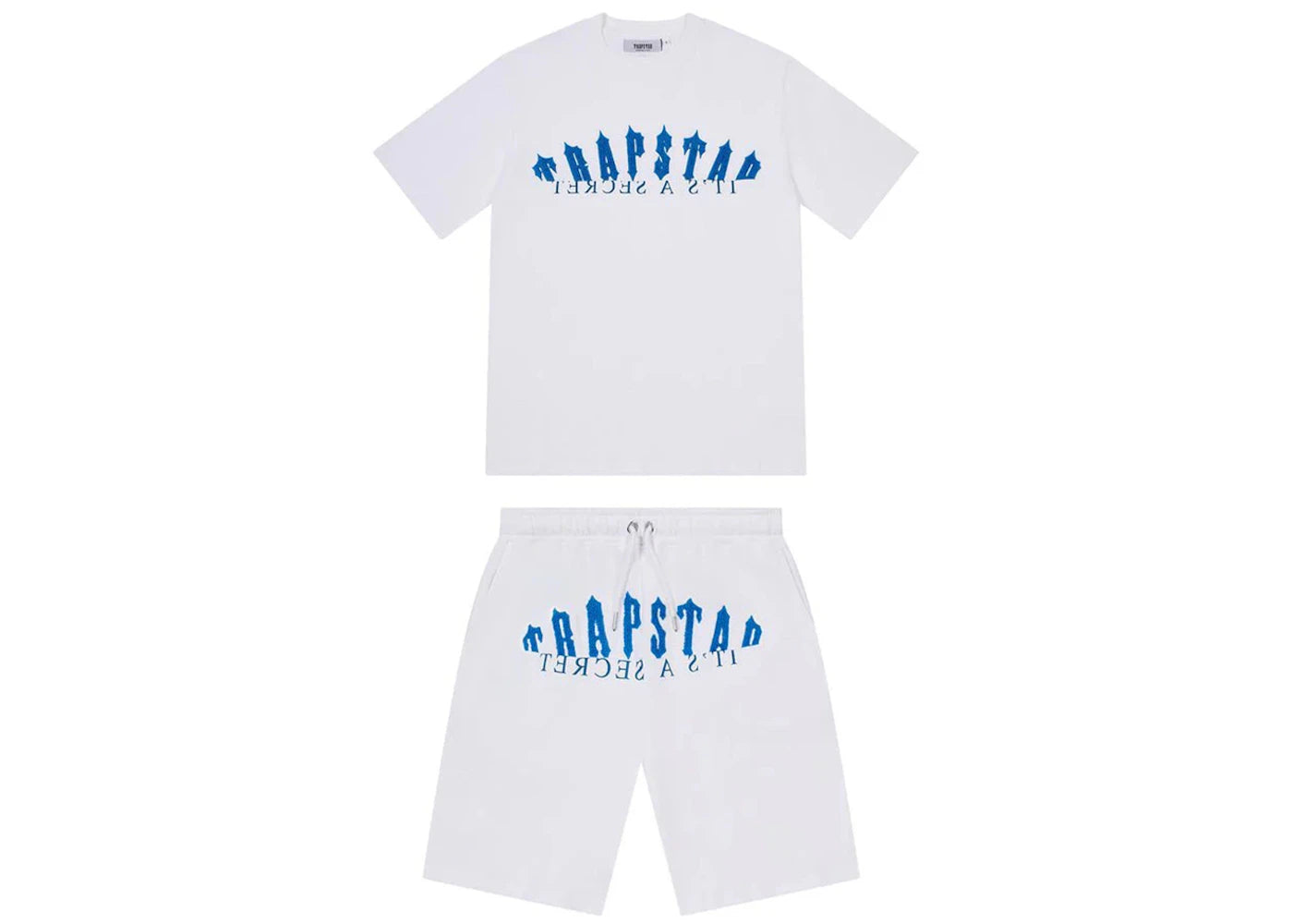 Trapstar De-Con Arch Short Set White/Blue