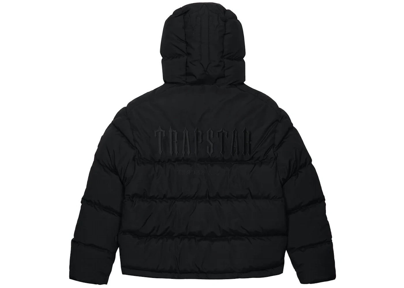 Trapstar Decoded 2.0 Hooded Puffer Jacket Blackout Edition