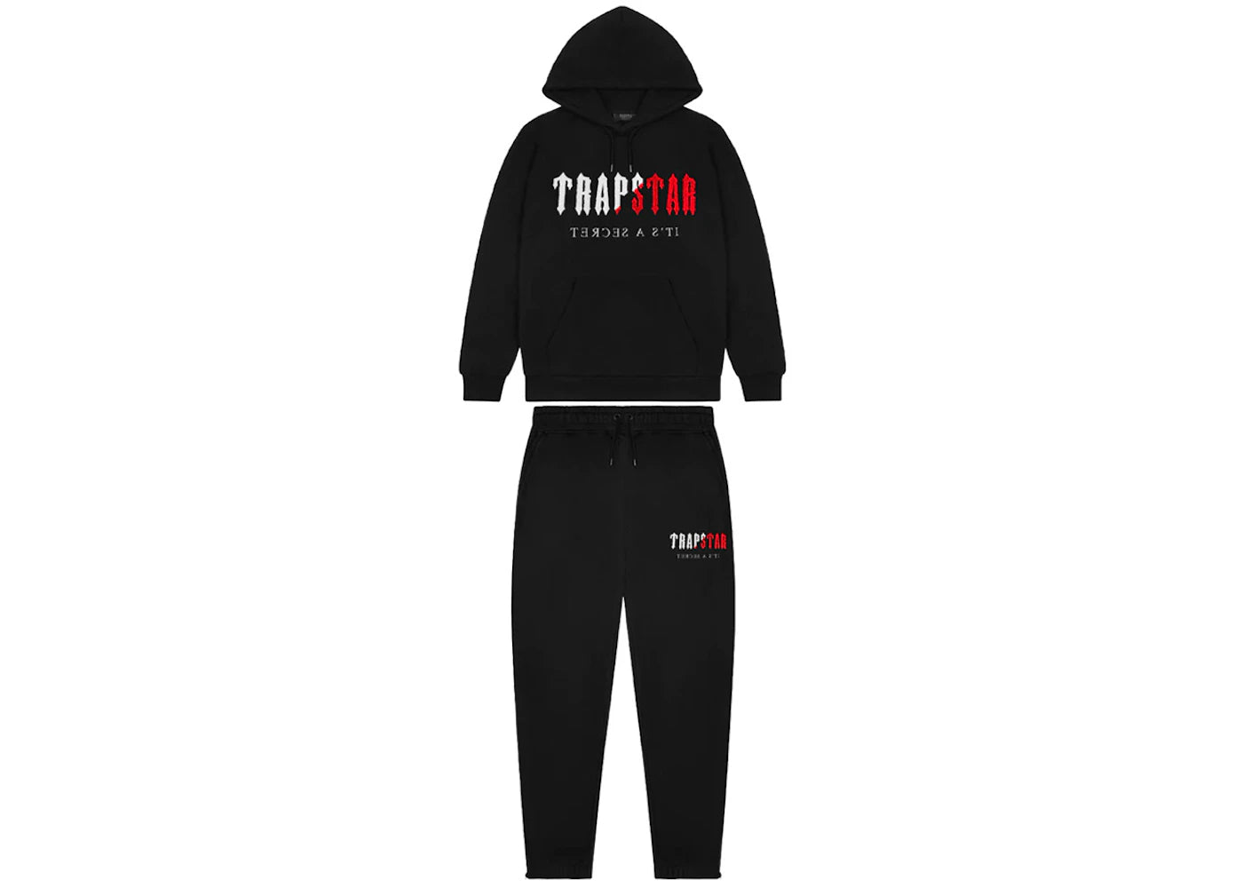 Trapstar Decoded Chenille Hooded Tracksuit Infrared Edition