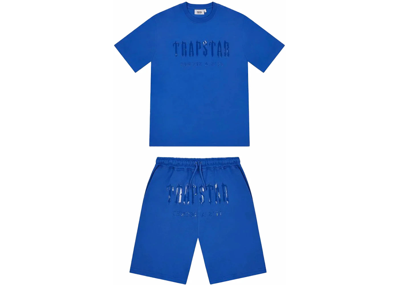 Trapstar Decoded Gel Short Set Dazzling Blue