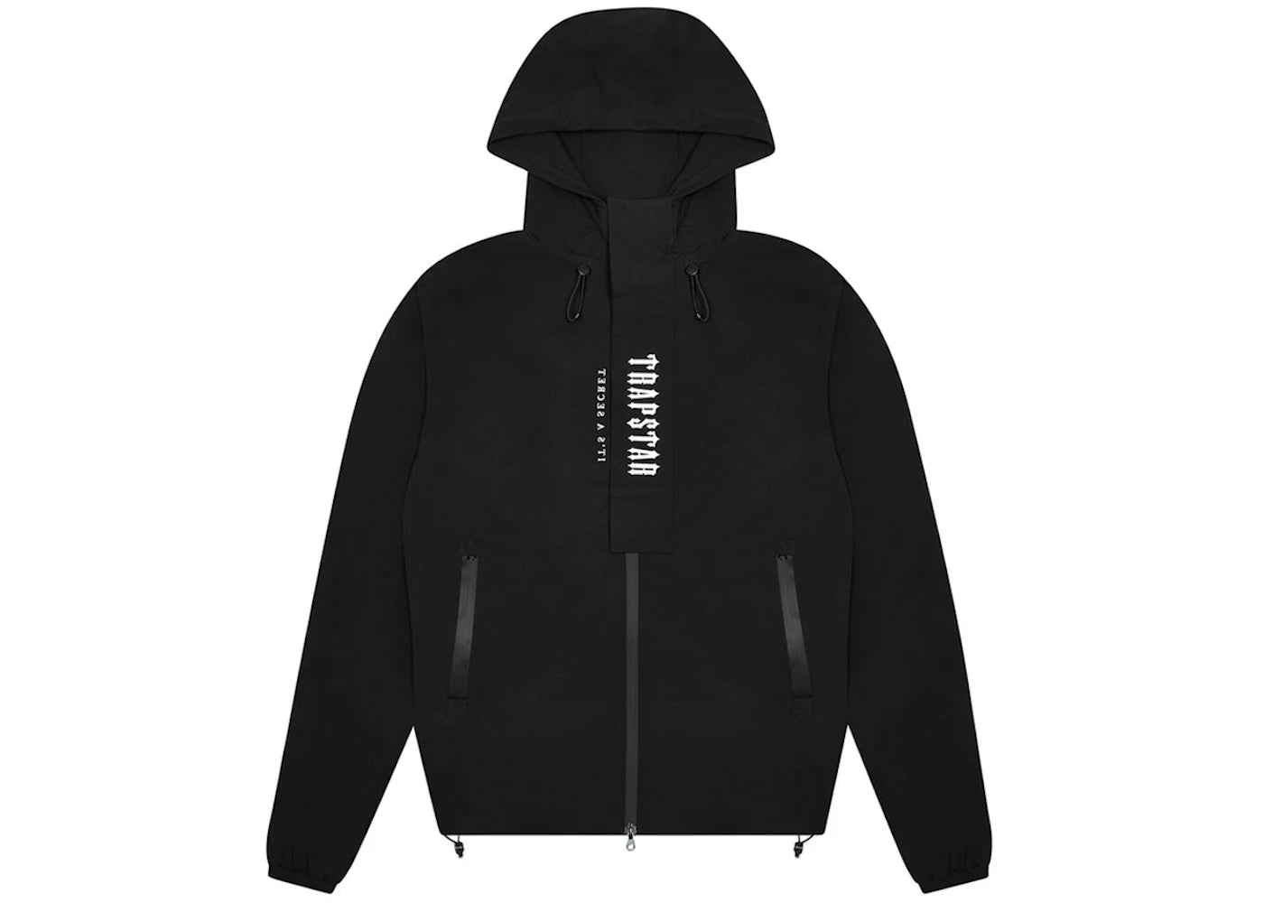 Trapstar Decoded Windbreaker Jacket Black/White