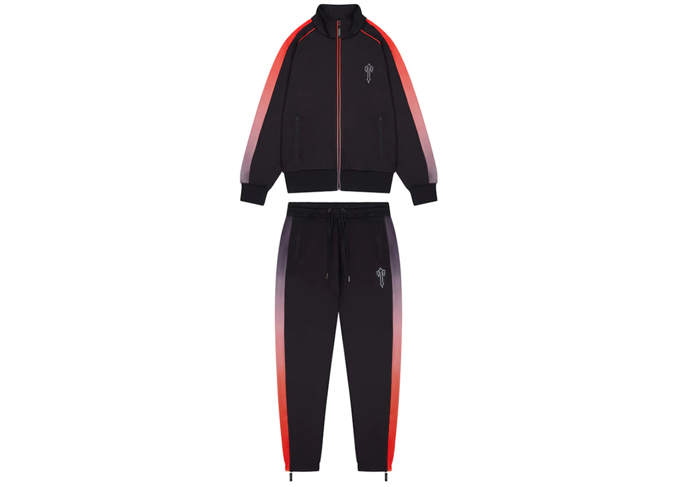 Trapstar Gradient T Tracksuit Black/Red