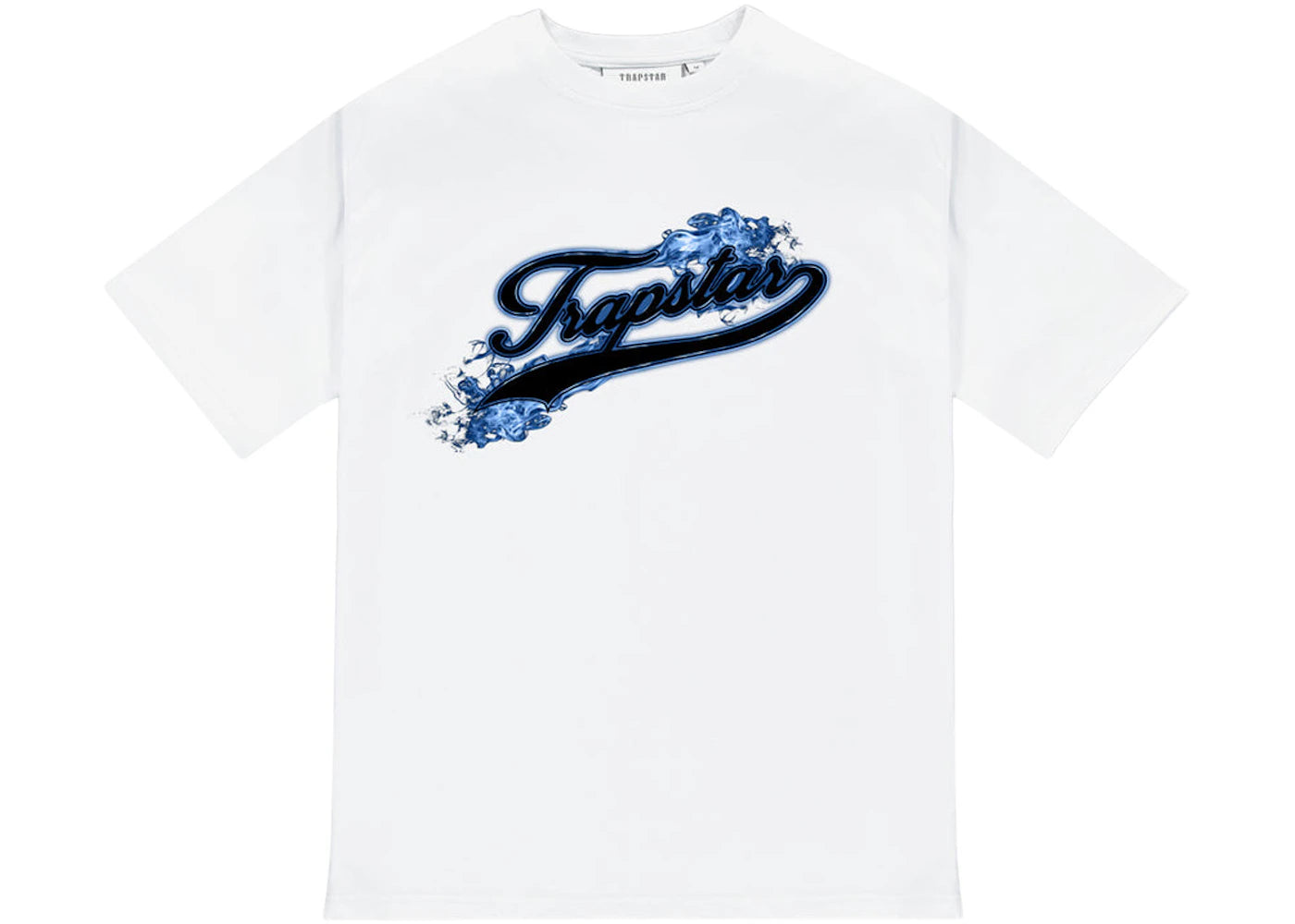 Trapstar Hot Rod Strikeout Tee White/Black/Blue