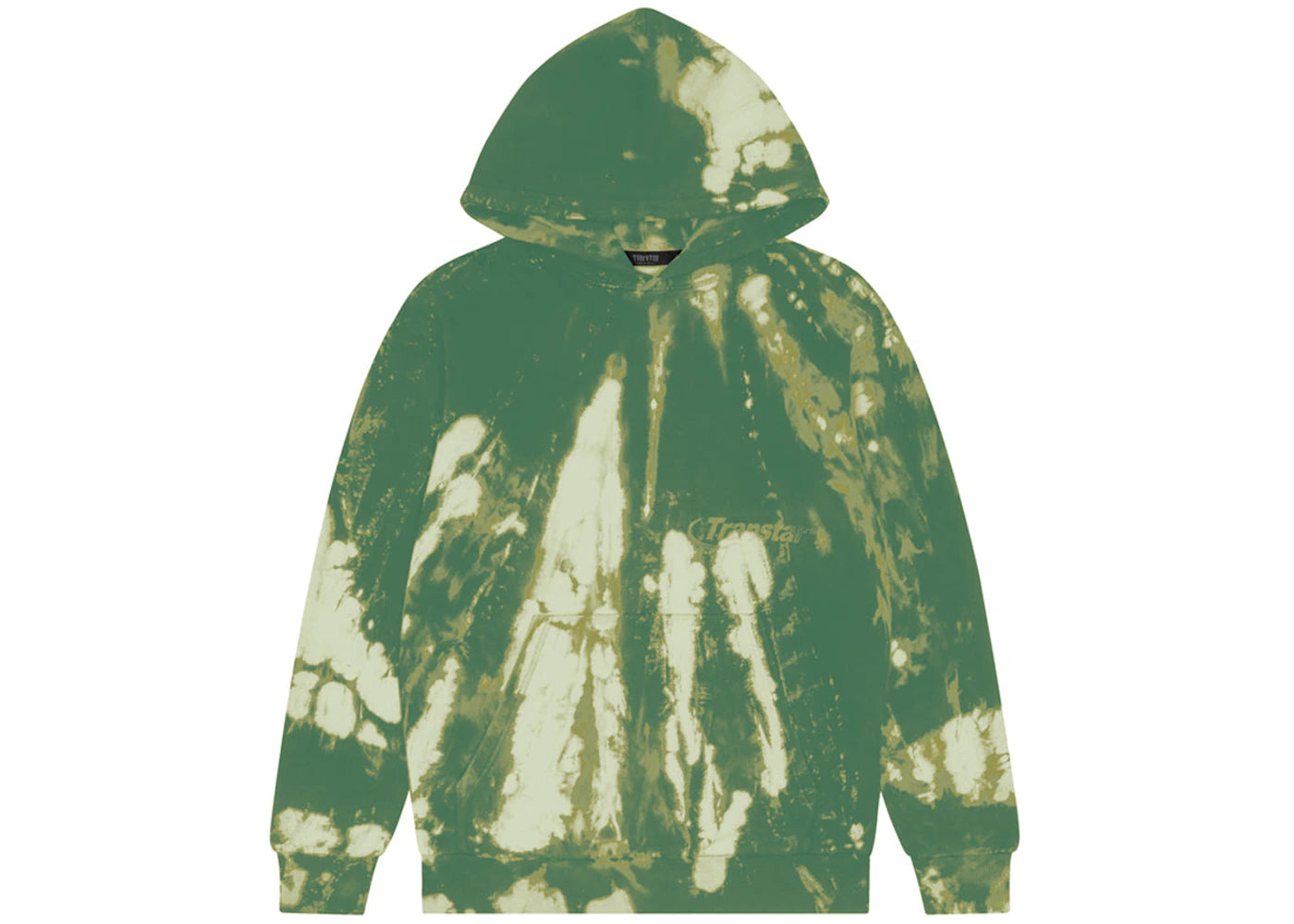 Trapstar Hyperdrive Bleach Hoodie Green/Cream