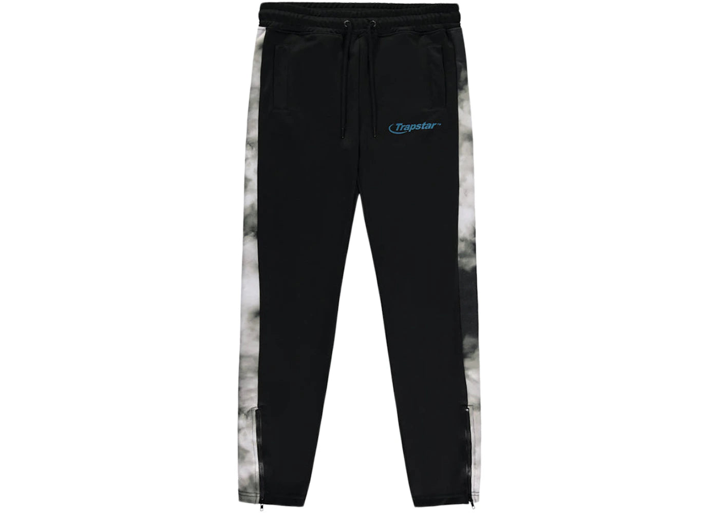 Trapstar Hyperdrive Bleach Panel Trousers Black/Cream/Blue