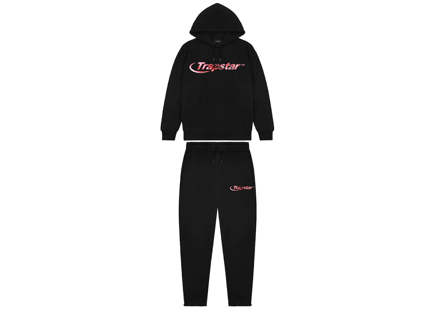 Trapstar Hyperdrive Chrome Tracksuit Black/Infrared