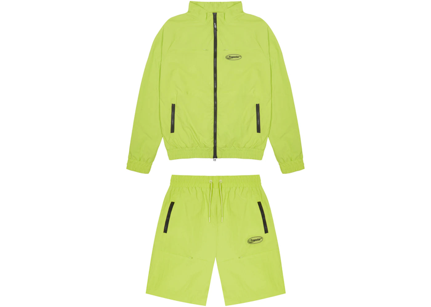 Trapstar Hyperdrive Ripstop Track Top & Short Set Lime