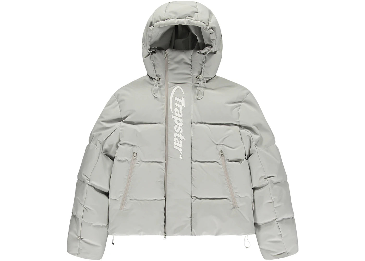 Trapstar Hyperdrive Technical Puffer Jacket Light Grey